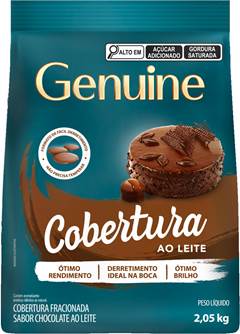 COBERTURA FRAC GEN AO LEITE MOEDA 2,05KG