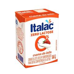 CREME DE LEITE ZERO LACTOSE ITALAC 200G
