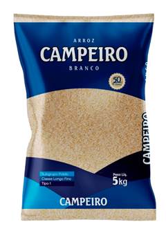 ARROZ BRANCO CAMPEIRO 5KG