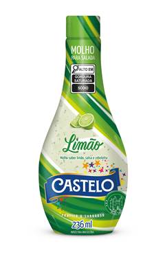 MOLHO P/ SALADA LIMÃO CASTELO 236ML