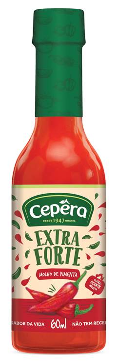 MOLHO PIMENTA EXTRA FORTE 60ML CEPERA