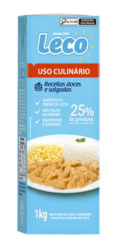 CREME DE LEITE CULINARIO LECO 1KG
