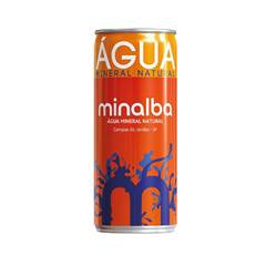 AGUA MINALBA COM GAS LATA 310 ML C/12