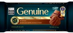 CHOCOLATE AO LEITE GENUINE 2,100 KG