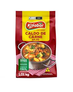 CALDO DE CARNE EM PO KISABOR 1,010 KG
