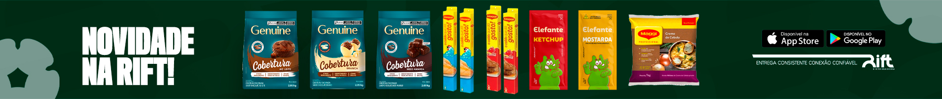 vitrine em cima da mercearia 