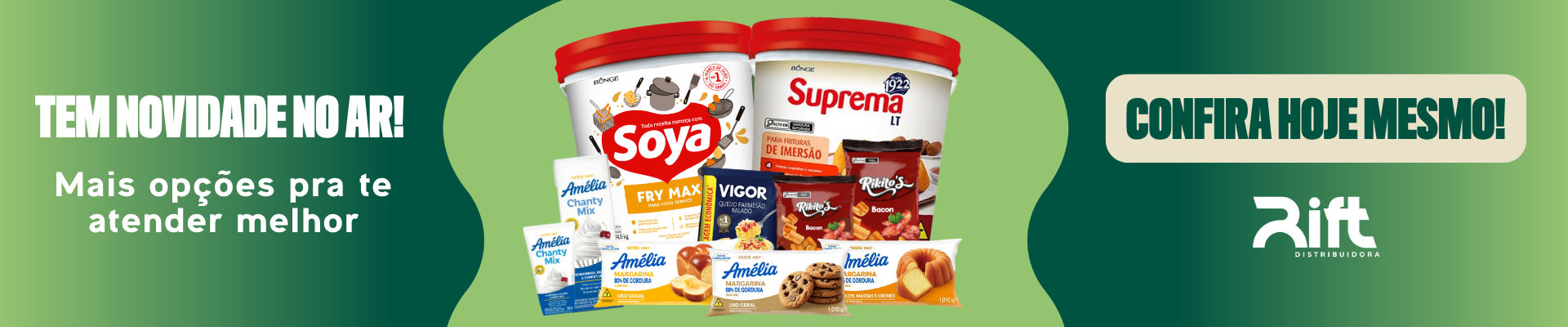 vitrine em cima da mercearia 